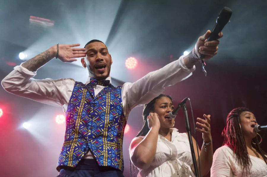 Der YB-Star bei einem Konzert im Bierhübeli in Bern.