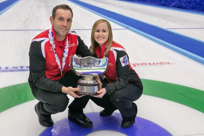 Sven Michel und Michèle Jäggi holten 2018 WM-Gold. swisscurling