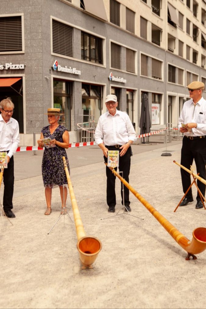 Die Alphorngruppe Rebberg
