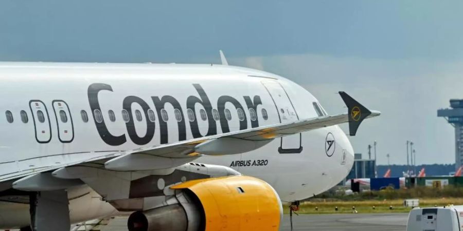 Condor wird derzeit noch mit einem staatlichen Rettungskredit über 550 Millionen Euro in der Luft gehalten und befindet sich in einem Schutzschirmverfahren. Foto: Patrick Pleul/dpa-Zentralbild/dpa-tmn