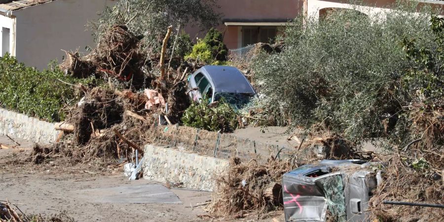 Nach Unwetter in Frankreich