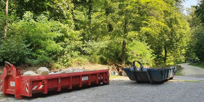 Bei idealem Wetterverlauf dürften die Arbeiten in rund drei Wochen abgeschlossen sein. Chäppeligraben