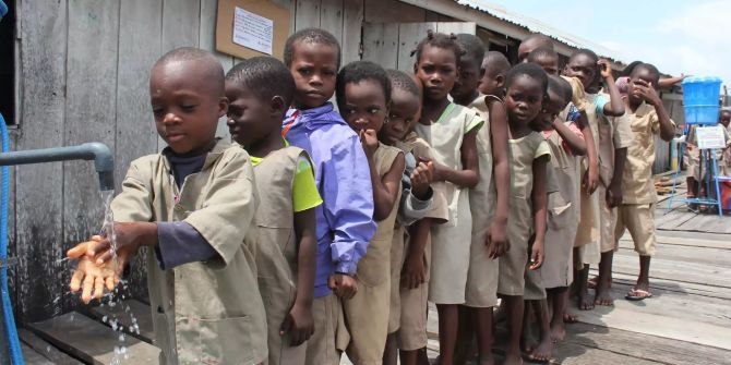 Schüler in Benin