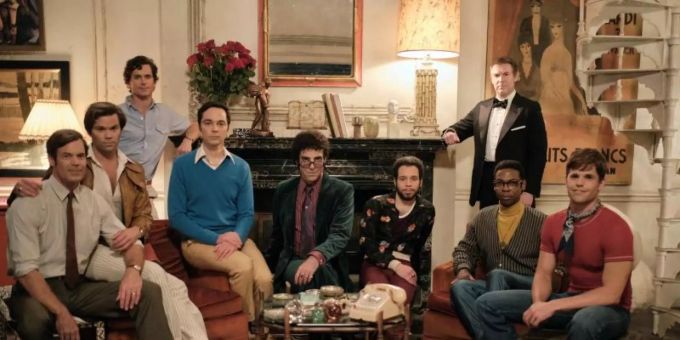 Tuc Watkins als Hank (l-r), Andrew Rannells als Larry, Matt Bomer als Donald, Jim Parsons als Michael, Zachary Quinto als Harold, Robin de Jesœs als Emory, Brian Hutchison als Alan, Michael Benjamin Washington als Bernardund Charlie Carver als Cowboy. Foto: Scott Everett White/Netflix/dpa Tuc Watkins als Hank (l-r), Andrew Rannells als Larry, Matt Bomer als Donald, Jim Parsons als Michael, Zachary Quinto als Harold, Robin de Jesœs als Emory, Brian Hutchison als Alan, Michael Benjamin Washington als Bernardund Charlie Carver als Cowboy. Foto: Scott Everett White/Netflix/dpa