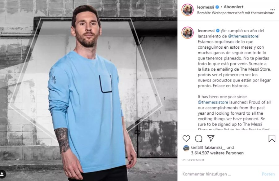 Lionel Messi verdient deutlich weniger als sein Berufskollege Ronaldo.