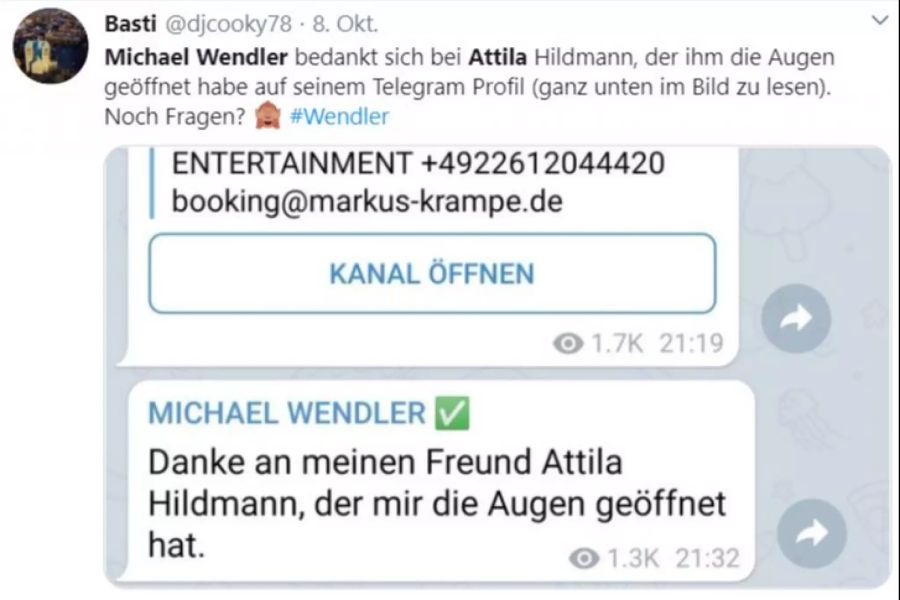 Michael Wendler Attila Hildmann