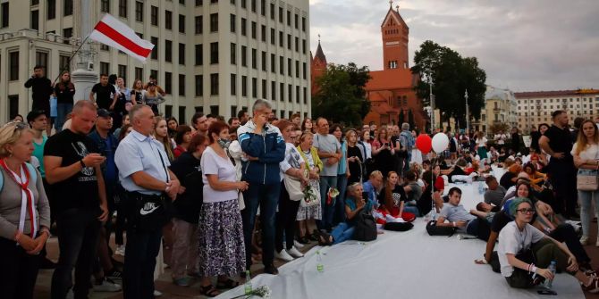 Protests in the aftermath of presidential elections in Belarus