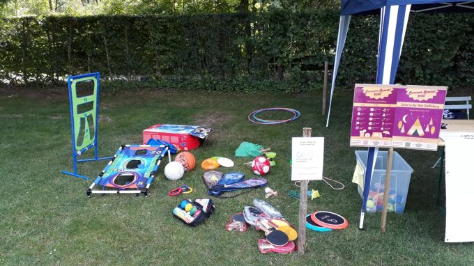 Der Spielmaterialverleih in der Badi Steffisburg OKJA Steffisburg