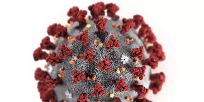 Ein Symbolbild des Coronavirus. erbgut reste