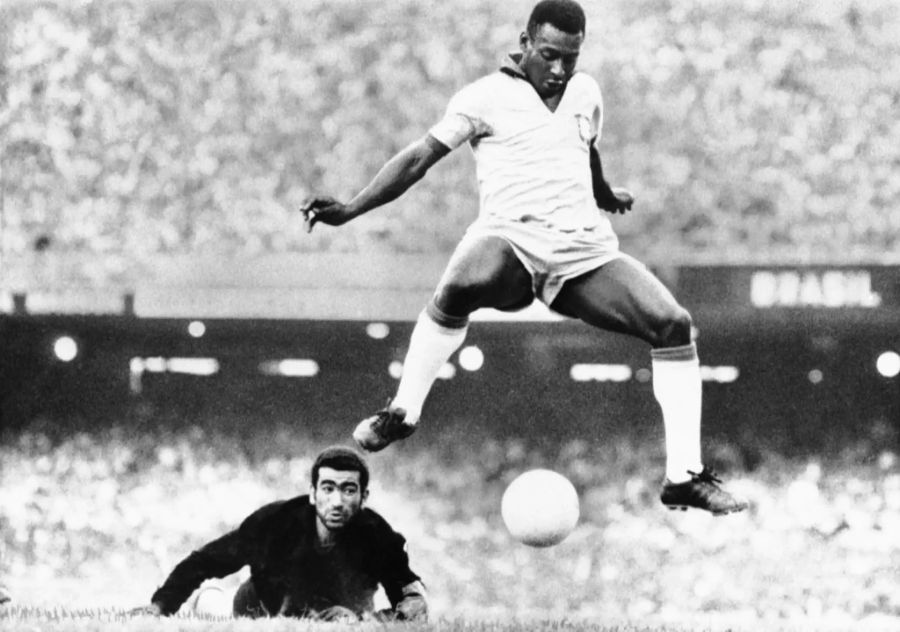 Pelé verzeichnet in der brasilianischen Nationalmannschaft 92 Spiele.