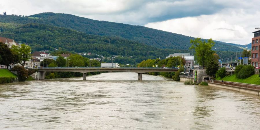 Die Bahnhofbrücke Olten.