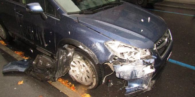 Verkehrsunfall in Glarus.