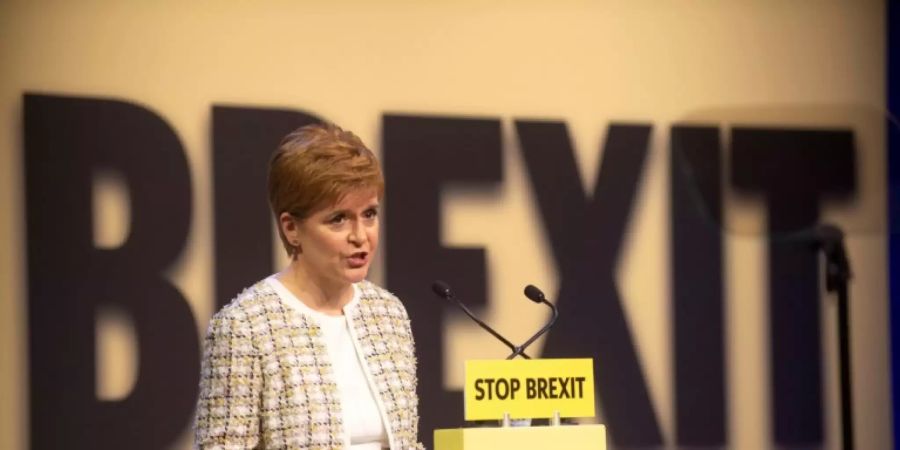 Nicola Sturgeon in Glasgow