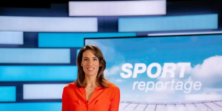 Andrea Petkovic wird am Sonntag die «ZDF SPORTreportage» moderieren. Foto: Torsten Silz/ZDF/dpa