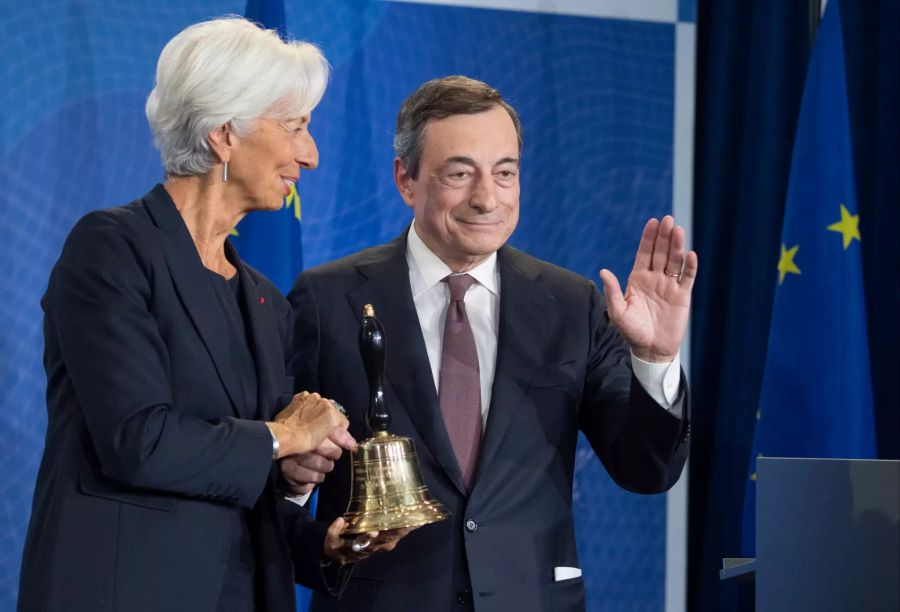 Mario Draghi christine lagarde