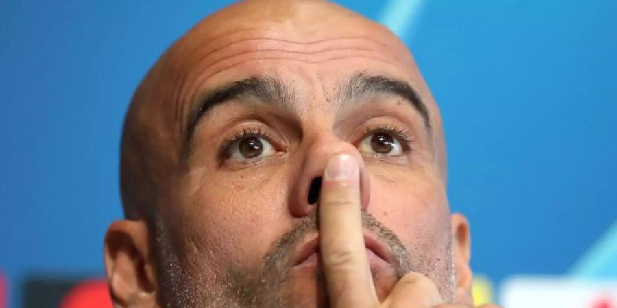 Besitzt bei Manchester City noch einen Vertrag bis 2021: Ex-Bayern-Trainer Pep Guardiola. Foto: Martin Rickett/PA Wire/dpa