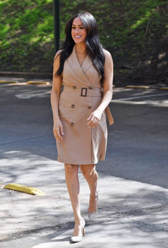 Alle möchten so aussehen wie sie: Meghan Markle bei einem Auftritt in Südafrika. meghan markle