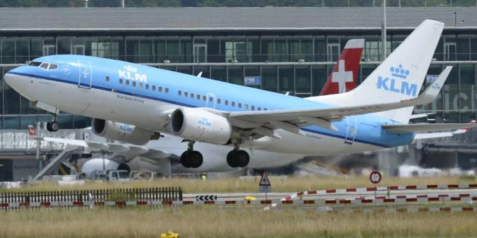 Die Fluggesellschaft KLM wird heute 100 Jahre alt. (Archivbild) alt klm