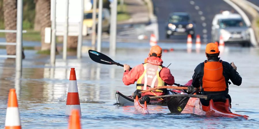 Unwetter in Frankreich