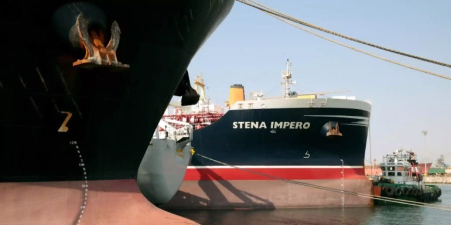 Der Tanker «Stena Impero» im Hafen von Dubai