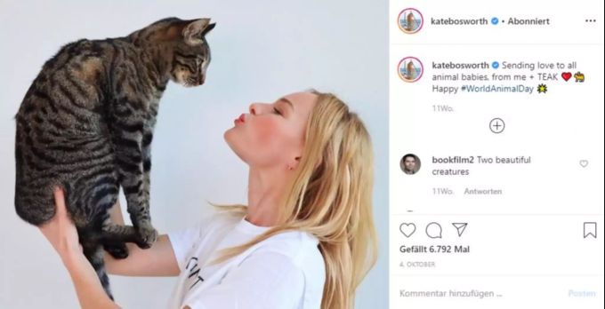 Kate Bosworth kennt sich mit Tieren aus. Kate