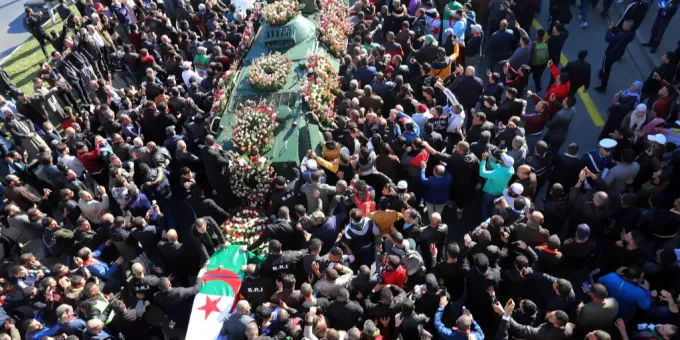 Algerischer Armeechef Ahmed Gaid Salah Zwei Tage Nach Tod Beerdigt