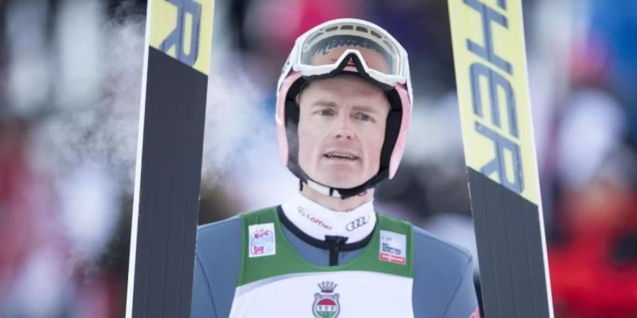 Möchte bald wieder um Siege springen: Severin Freund. Foto: Urs Flueeler/KEYSTONE/dpa