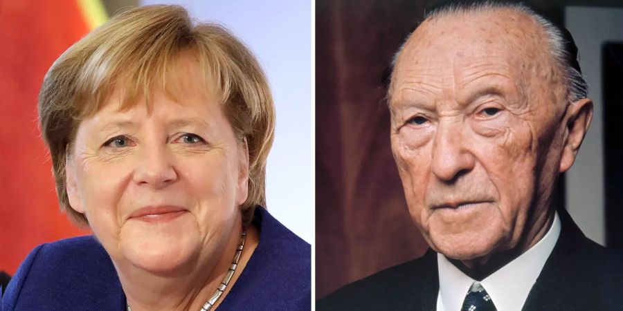 Angela merkel konrad adenauer