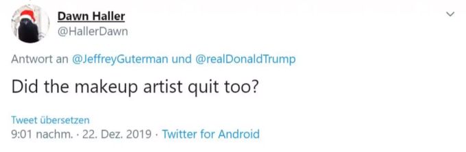 Dieser User spielt auf die Tatsache an, dass es unter Trumps Amtszeit Dutzende Personalwechsel gab. tweet trump