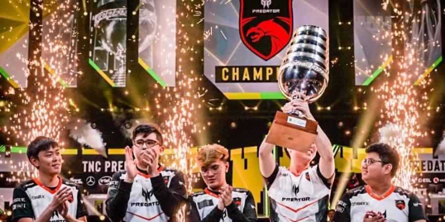 TNC Predator ist der Sieger beim ersten grösseren Dota-Turnier nach der Weltmeisterschaft. F. Foto: Svenja Naudsuss/Shotcaller Media/dpa