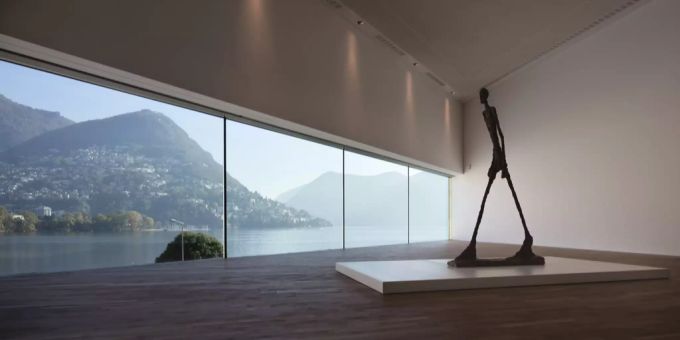 Kunstwerk von Rodin und Giacometti, welches in der Fondation Pierre Gianadda ausgestellt war. fondation pierre gianadda