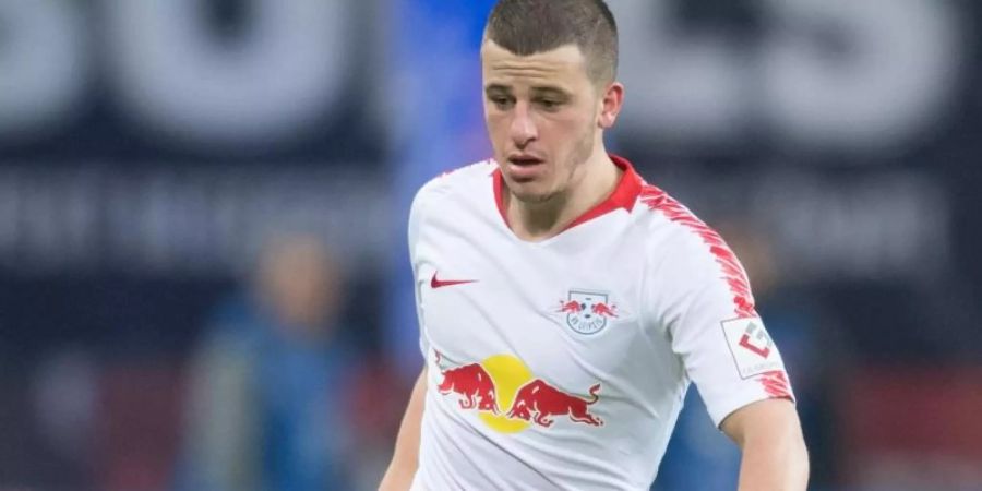 Wurde bei RB Leipzig zum Leistungsträger: Diego Demme. Foto: Sebastian Kahnert/zb/dpa