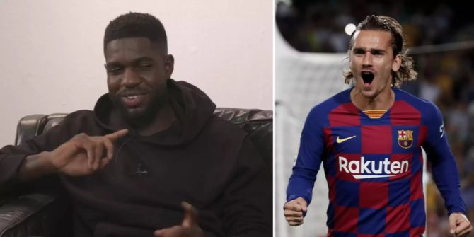 samuel umtiti antoine griezmann