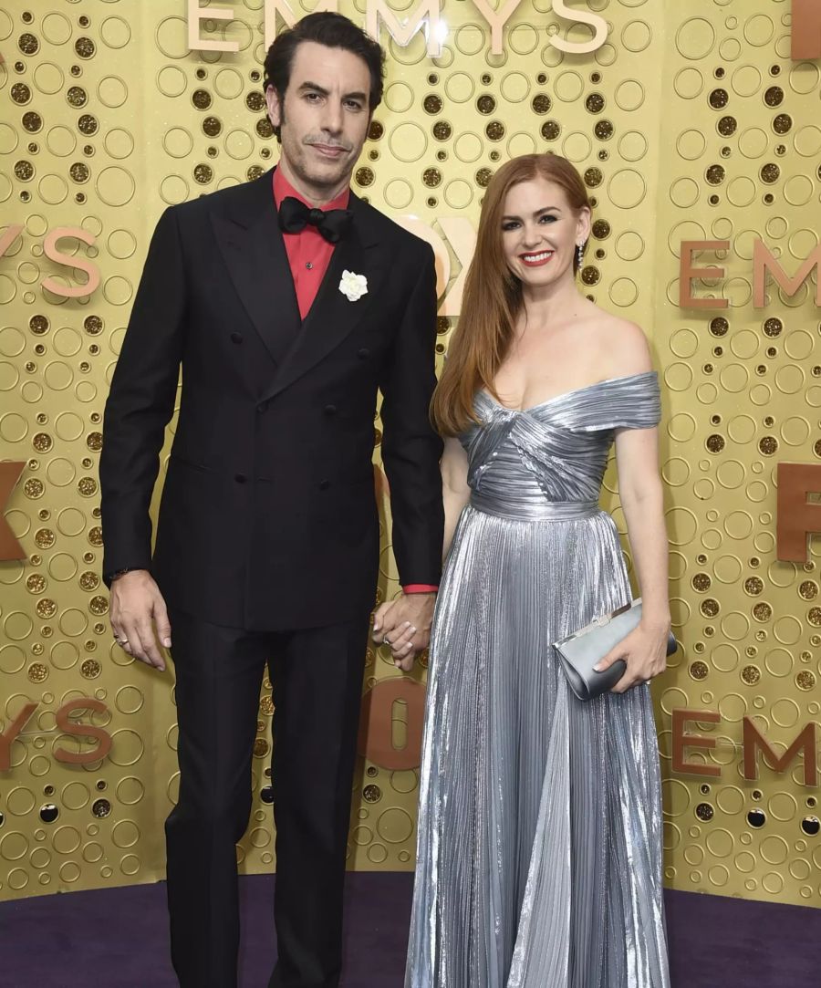 «Borat»-Darsteller Sacha Baron Cohen und Ehefrau Isla Fisher.