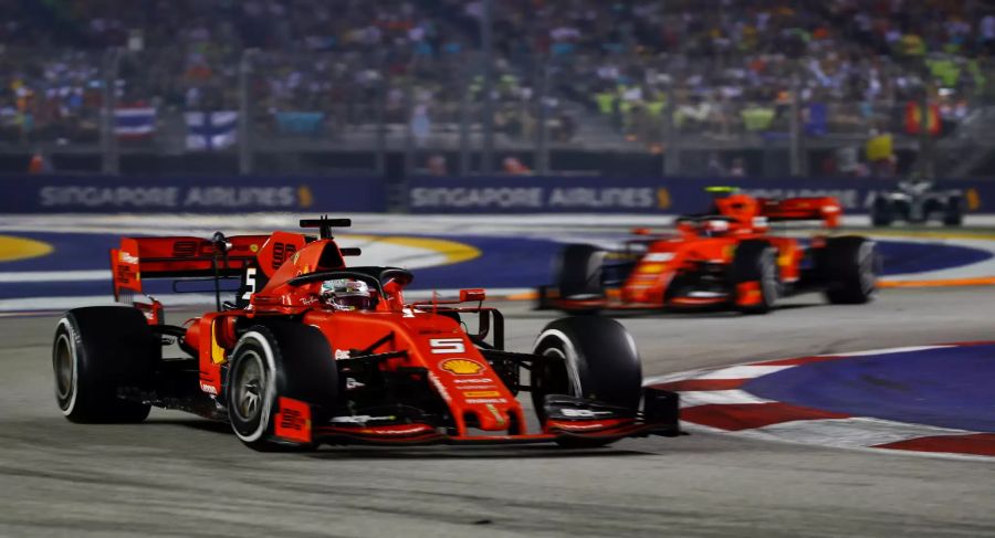 Charles Leclerc Sebastian Vettel