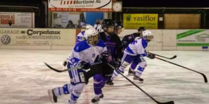 Die Ladies des EHC Schwarzenburg. Gantrisch