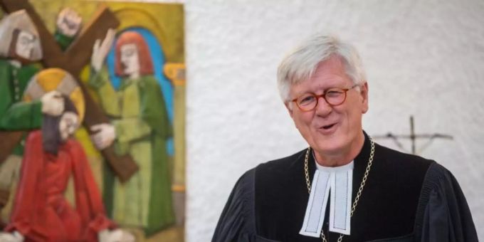 Heinrich Bedford-Strohm, Landesbischof und EKD-Chef, bezeichnete Eberhard Jüngel als «einen der grossen deutschen Theologen des 20. Jahrhunderts». Foto: Lino Mirgeler/dpa Eberhard Jüngel