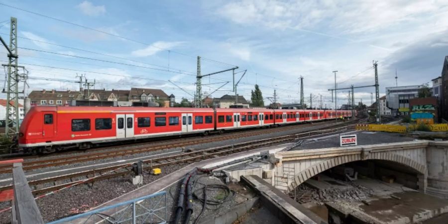 Eisenbahnbrücke in Hannover
