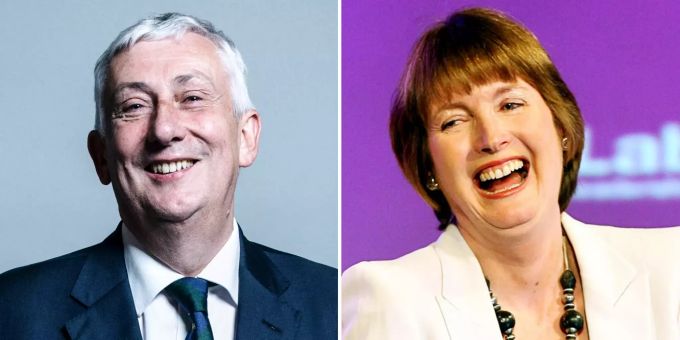 Lindsay Hoyle (l.) und Harriet Harman. london