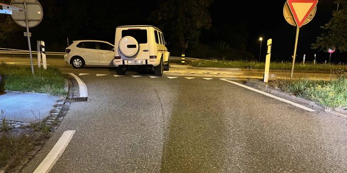 Mörschwil: Beim Linksabbiegen Auto übersehen Mörschwil: Beim Linksabbiegen Auto übersehen