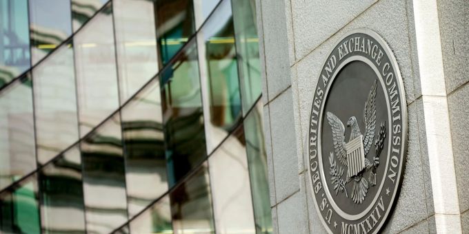 Der Sitz der US-Börsenaufsicht SEC in Washington. (Archivbild) SEC