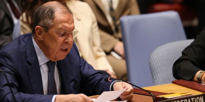 Russischer Aussenminister Lawrow