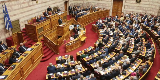 Das griechische Parlament in Athen. griechenland