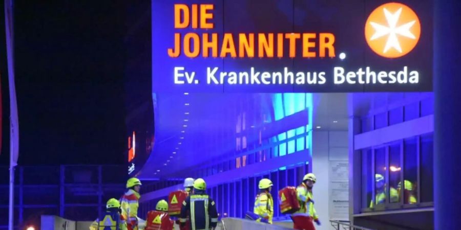 Feuerwehreinsatz an Mönchengladbacher Klinik