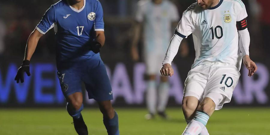 Lionel Messi traf für Argentinien gegen Nicaragua doppelt