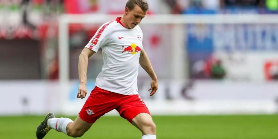 Lukas Klostermann ist in Leipzig sehr glücklich. Foto: Jan Woitas
