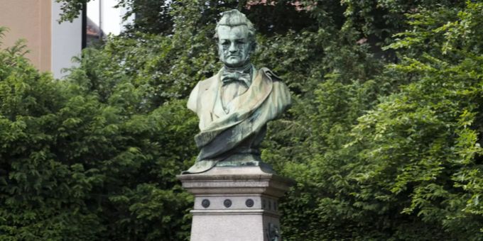 Ein Denkmal von Jonas Furrer in Winterthur. Winterthur