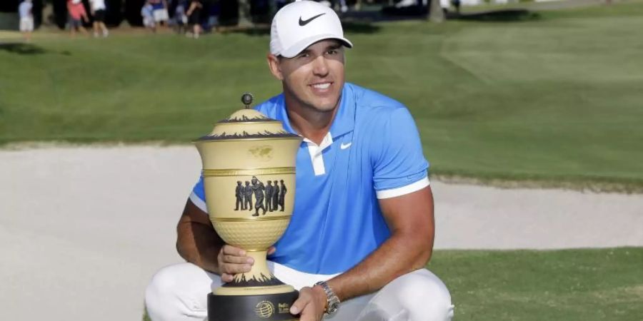 Hat seinen siebten Erfolg auf der PGA-Tour geholt: US-Golfer Brooks Koepka. Foto: Mark Humphrey/AP