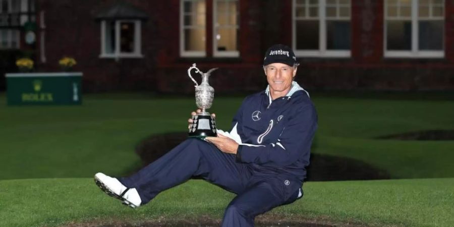 Bernhard Langer gewann seinen elften Major-Titel bei den über 50-Jährigen. Foto: Peter Byrne/PA Wire