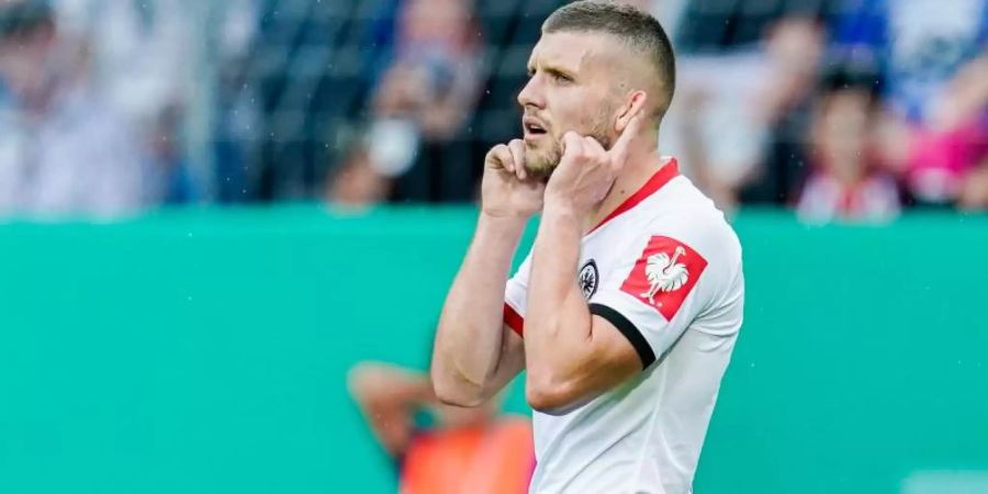 Die Frankfurter wollen ein klare Aussage zur Zukunft von Ante Rebic. Foto: Uwe Anspach